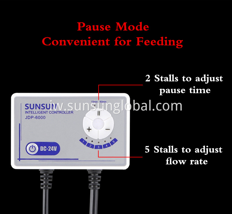 SUNSUN סין 24 וולט אוטומטית בלחץ גבוה חשמלי כרייה Sumberisible dc משאבת מים